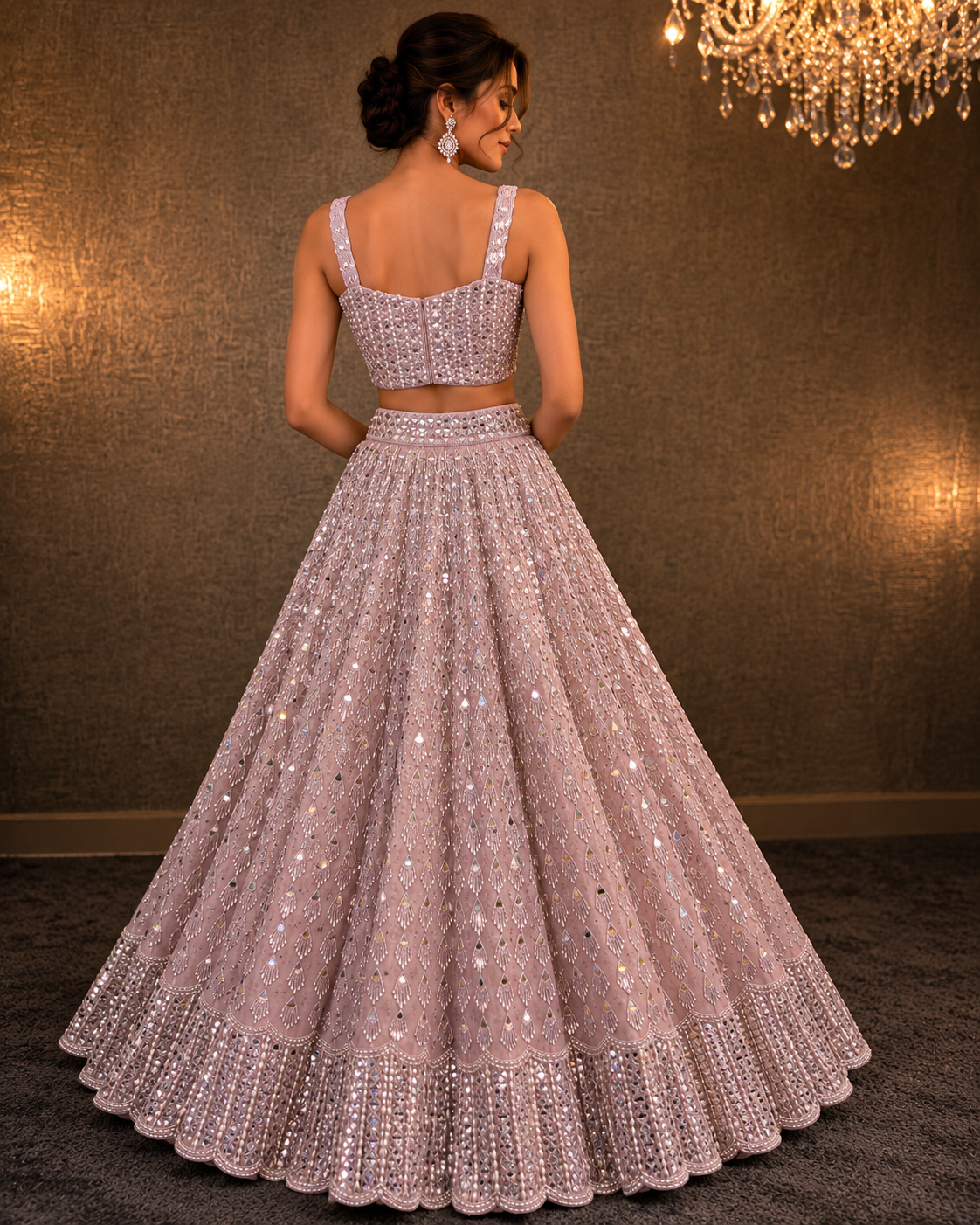 Blush Lumière Lehenga
