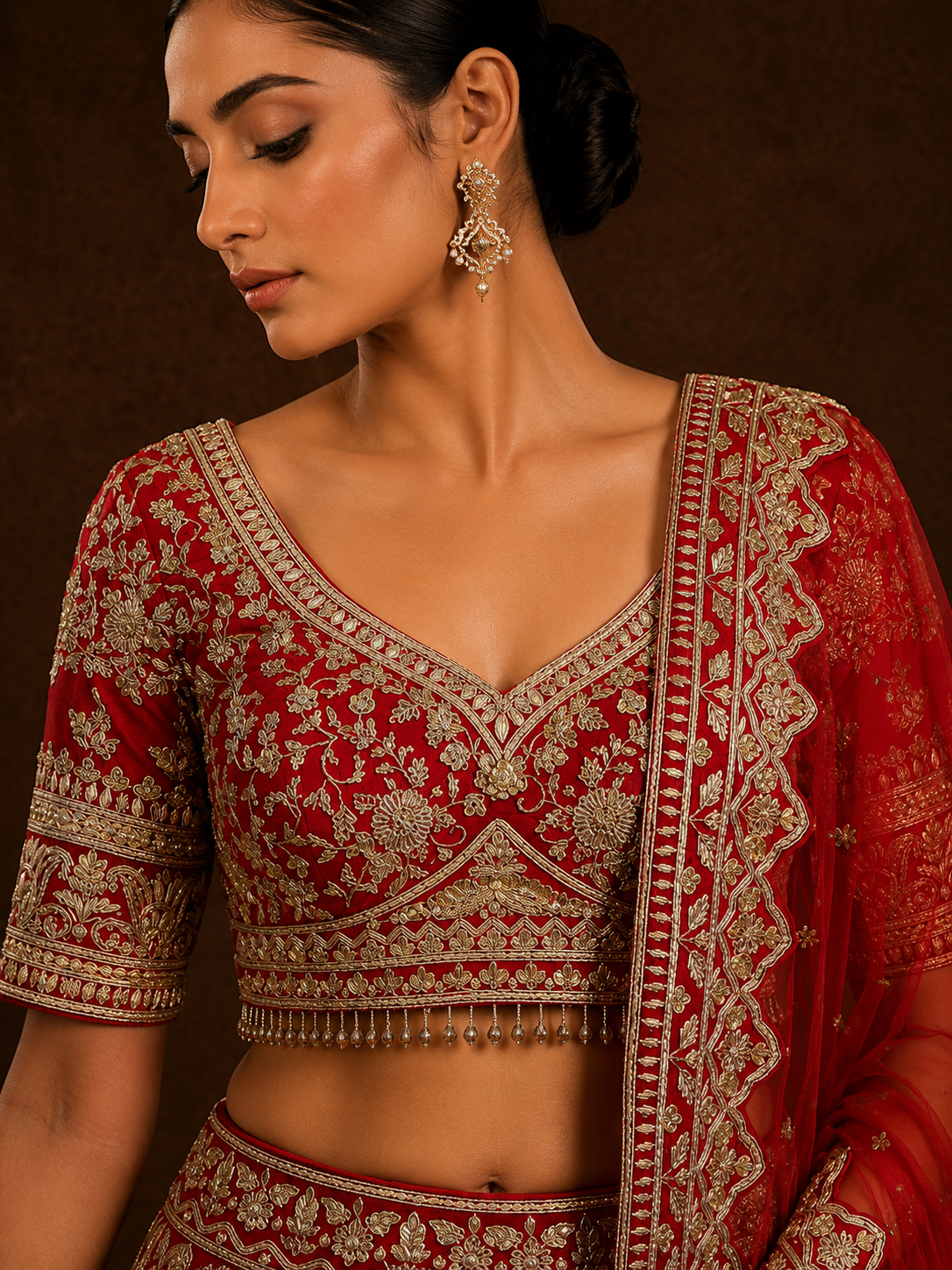 Rang-e-Mayur Lehenga