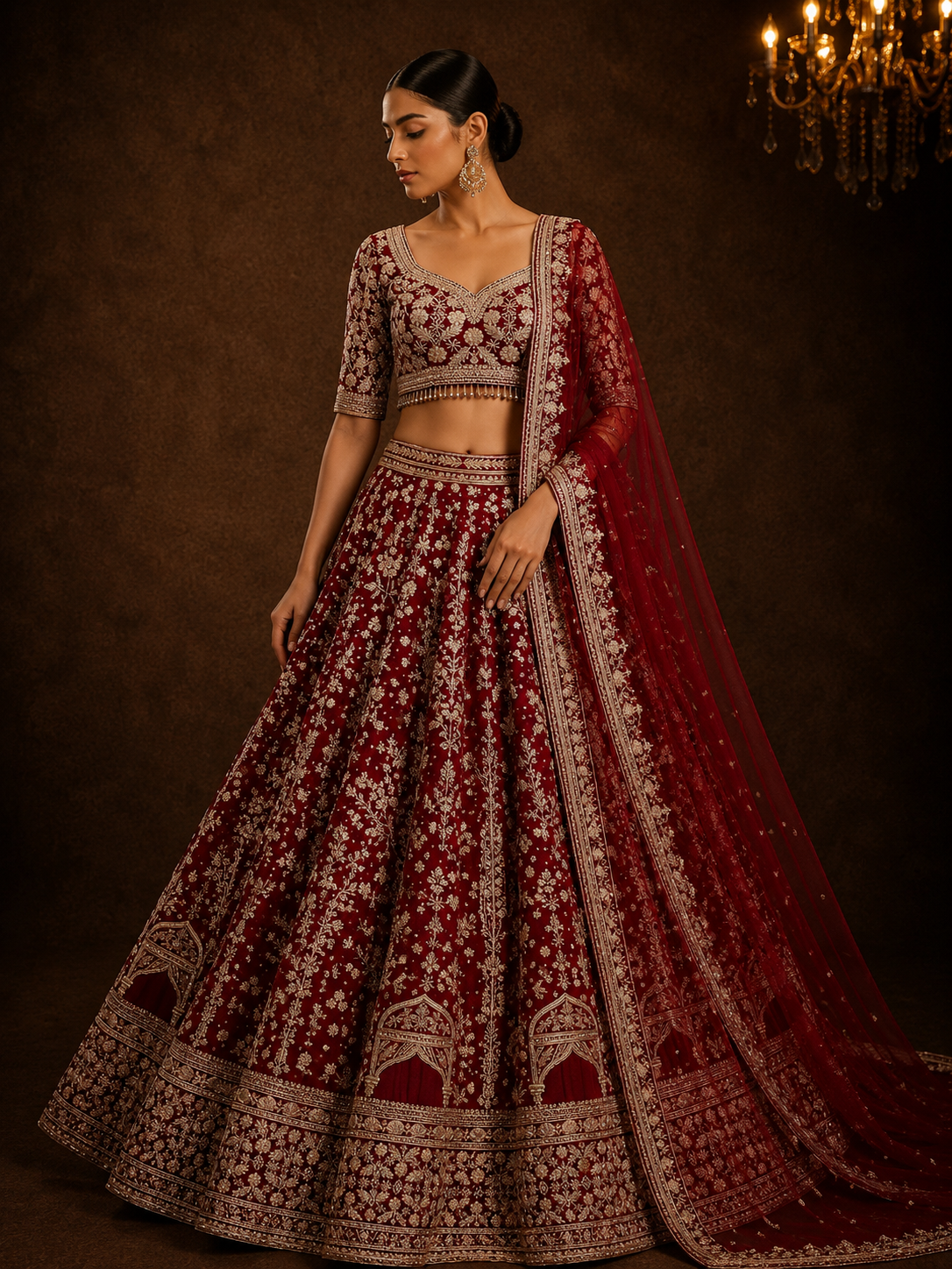 Surya Kundan Lehenga