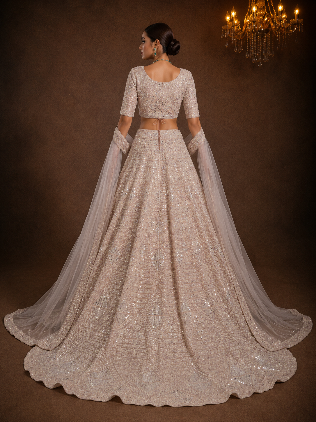 Ivory Astra Lehenga