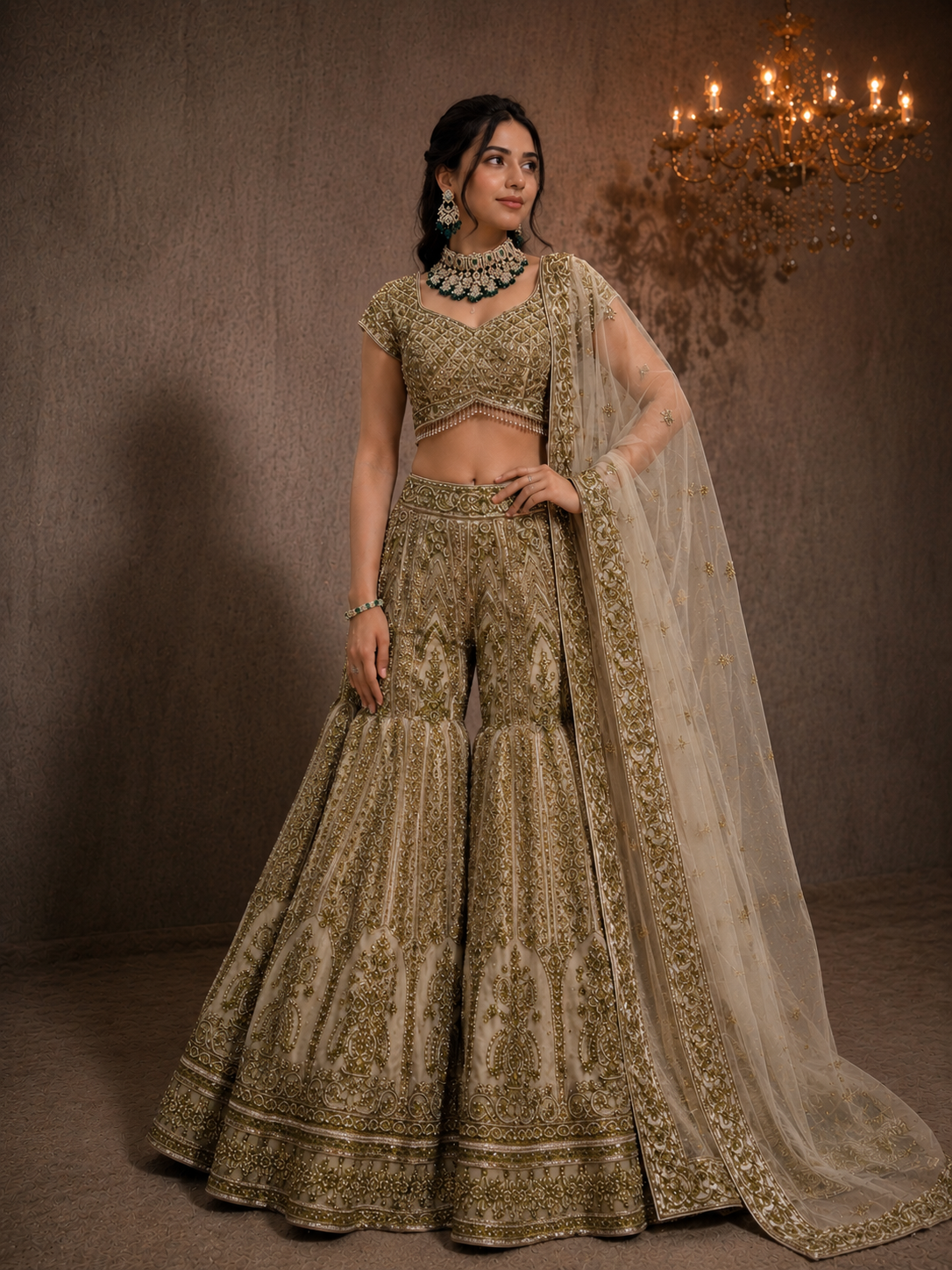 ZARINE Sharara set