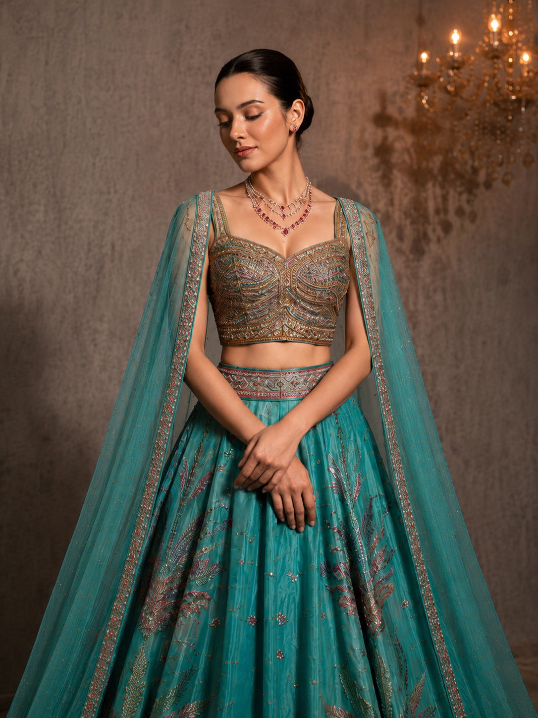 Verdant Royale Lehenga