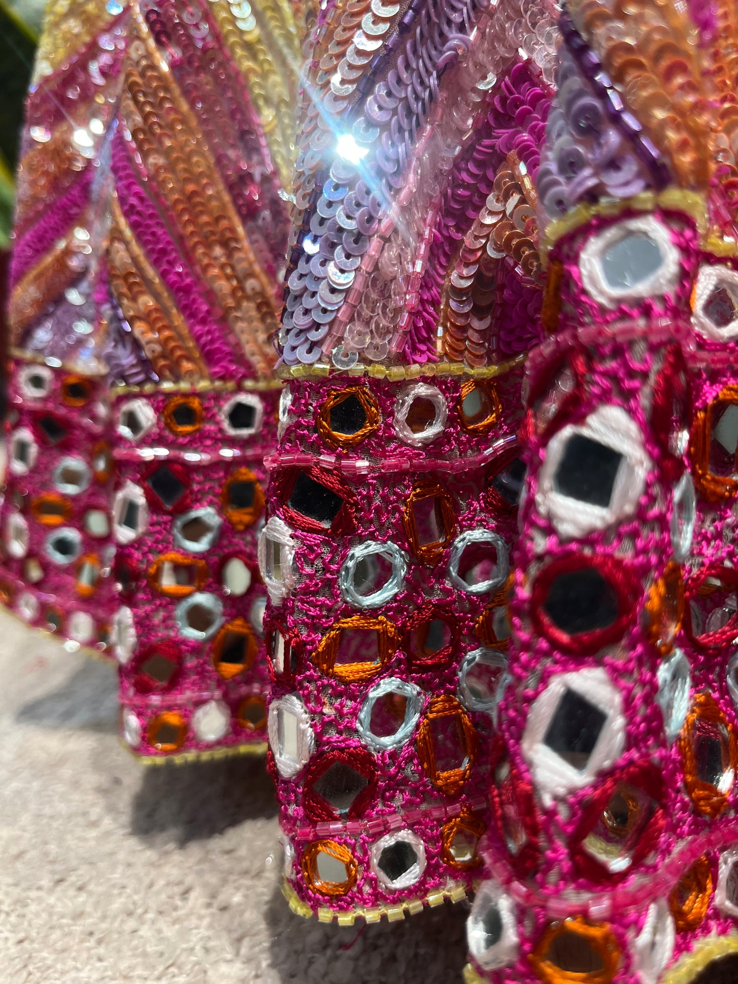 Aurora Prism Sequin Couture Lehenga