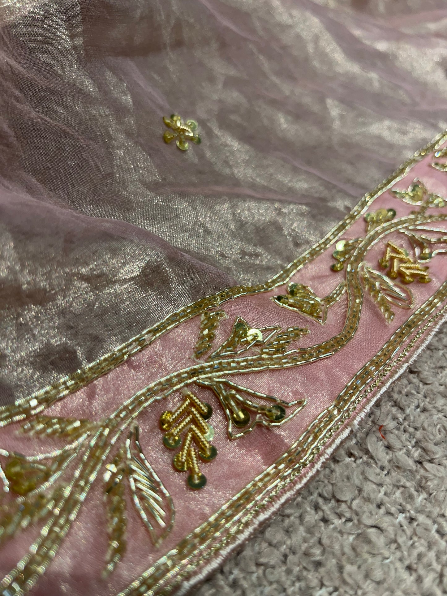 Blush Gold Heritage Bridal Lehenga