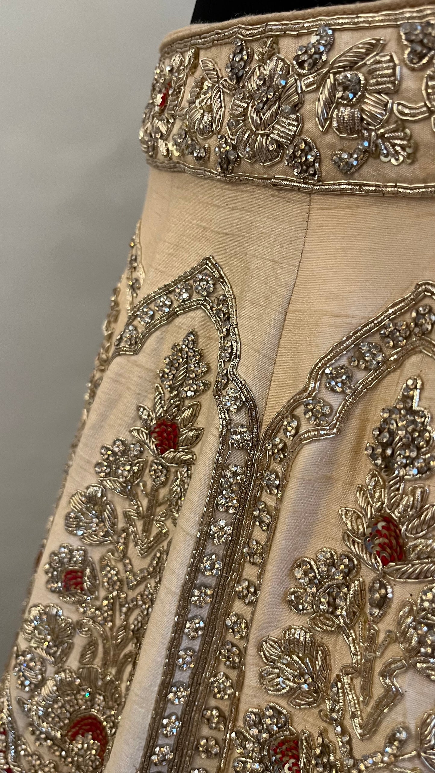 Ivory Royale Zardozi Bridal Lehenga