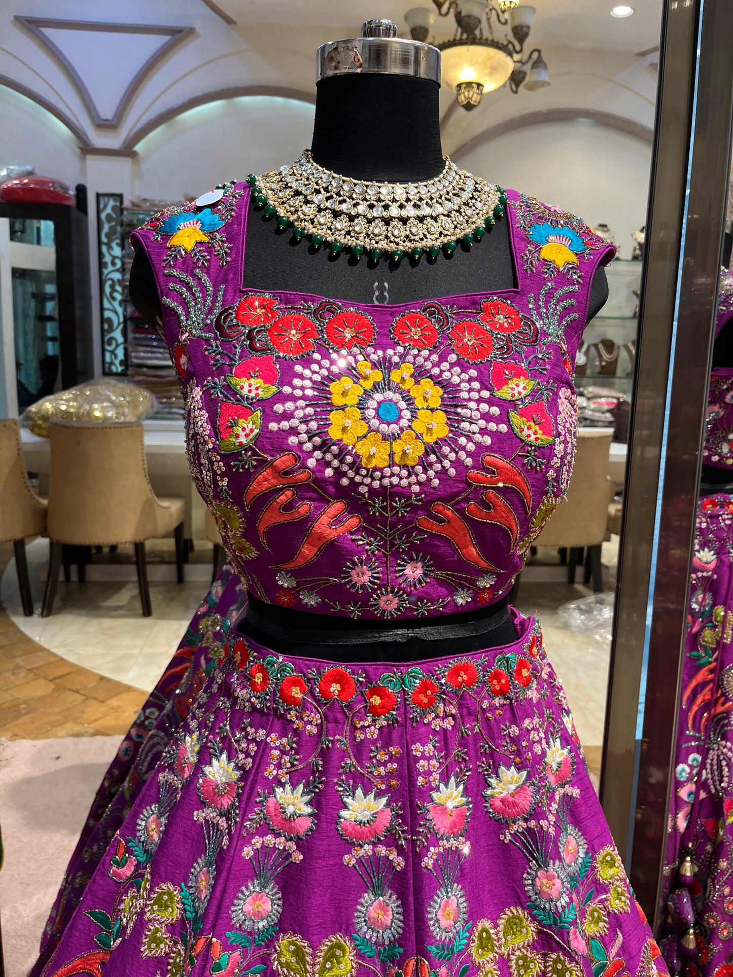 Amethyst Bloom Lehenga