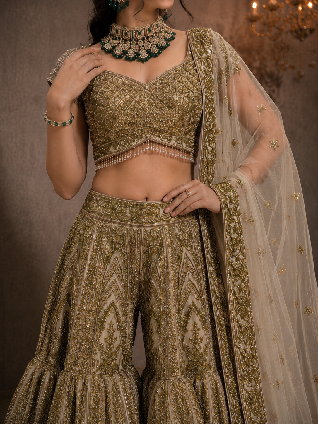 ZARINE Sharara set