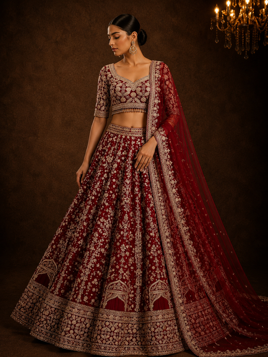 Surya Kundan Lehenga