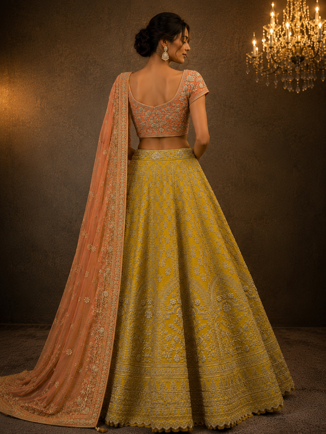 Saffron Blossom Lehenga