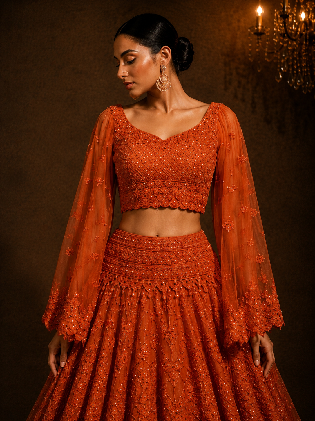 Amber Lehenga