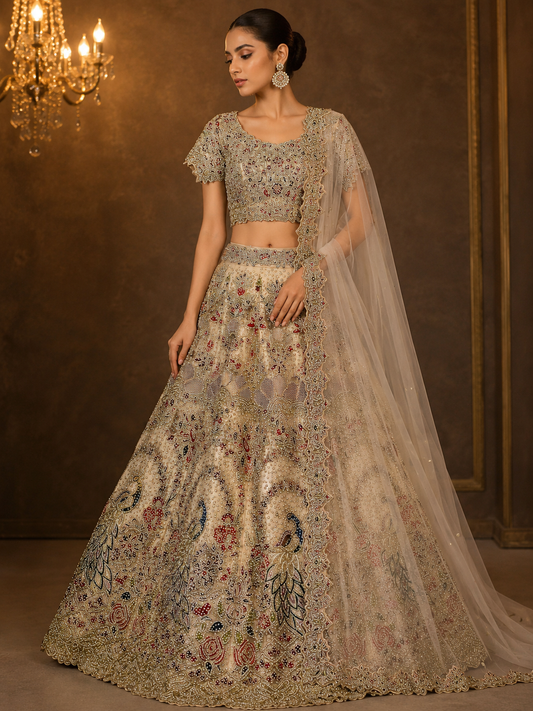 Ivory Peacock Heirloom