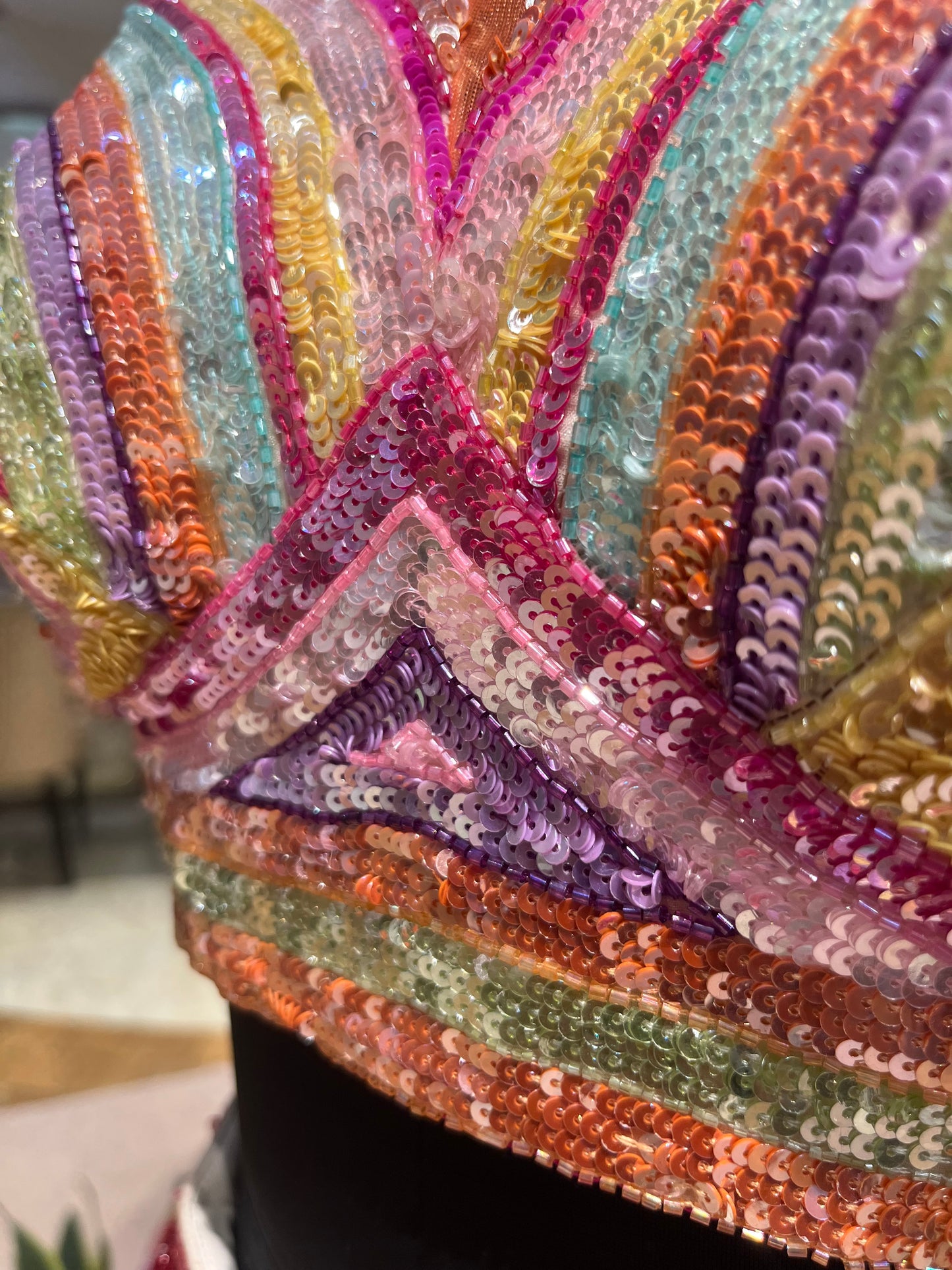 Aurora Prism Sequin Couture Lehenga