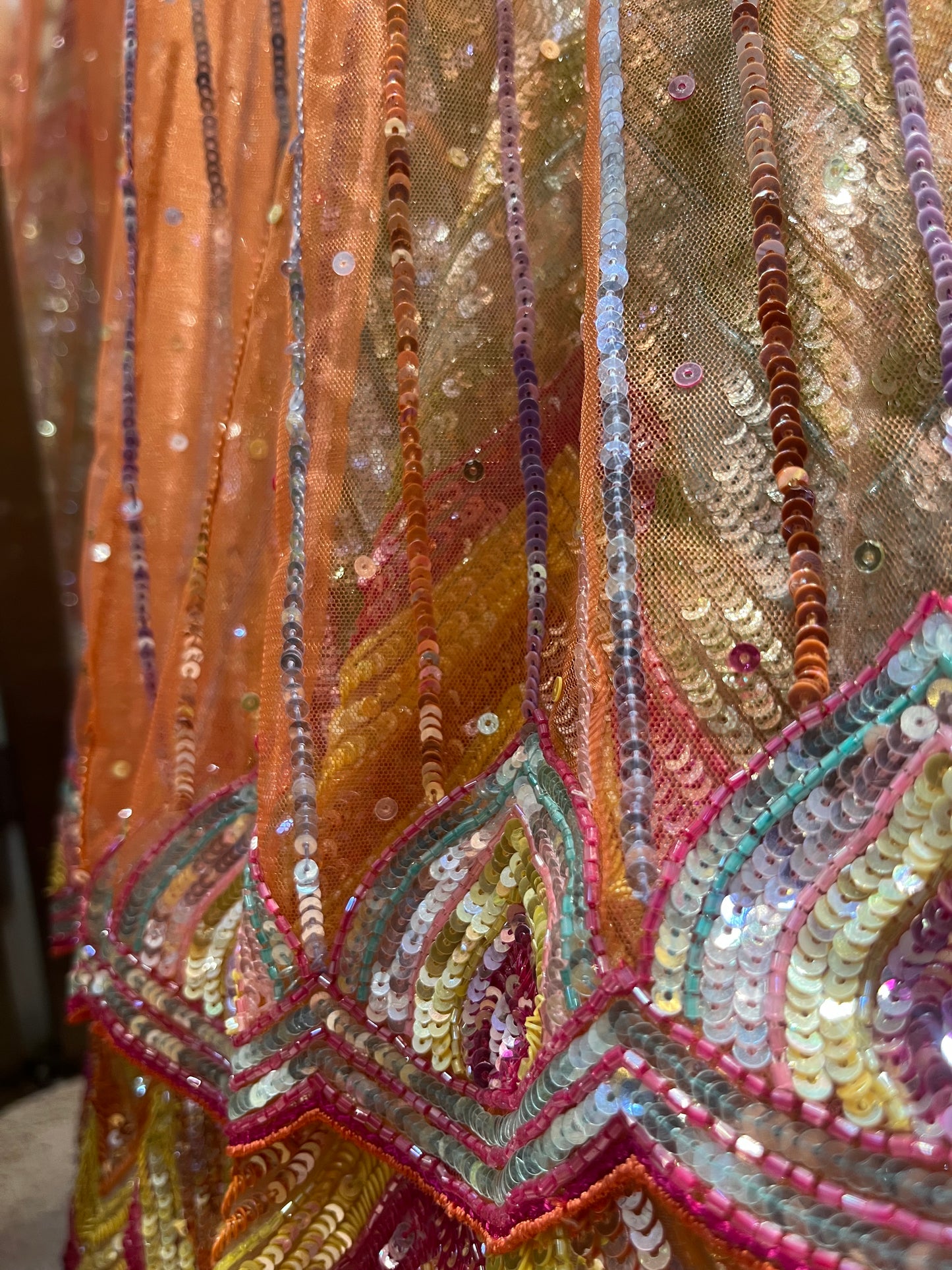 Aurora Prism Sequin Couture Lehenga