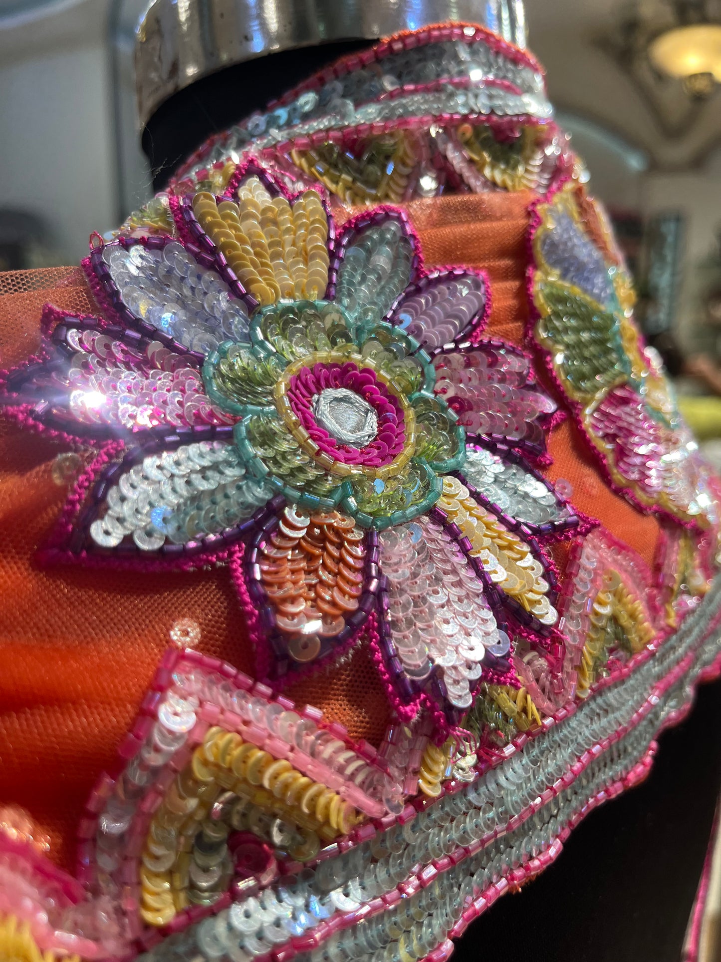 Aurora Prism Sequin Couture Lehenga