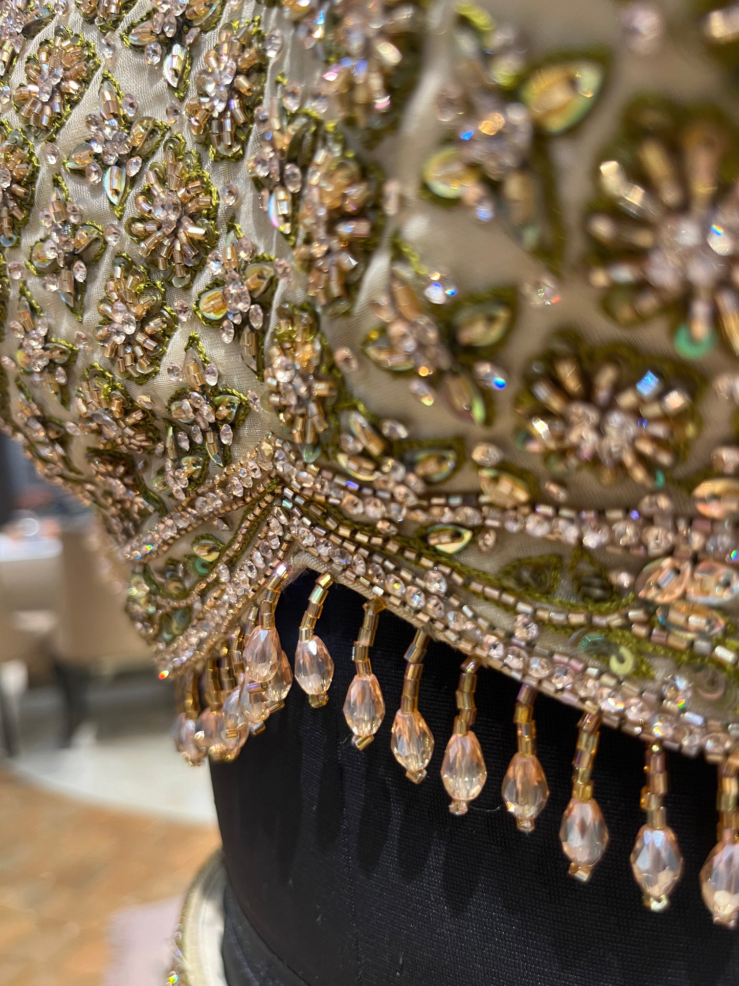 Champagne Gold Regal Bridal Lehenga Couture