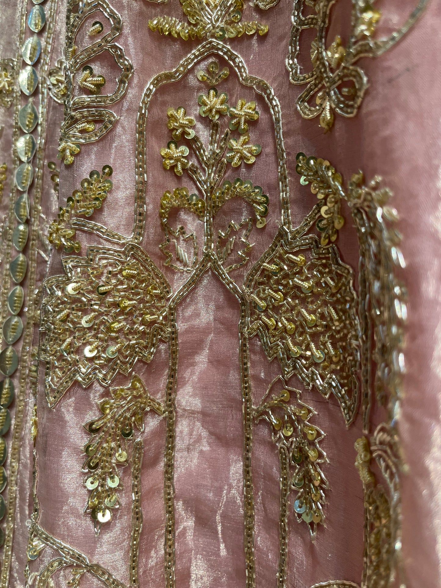 Blush Gold Heritage Bridal Lehenga