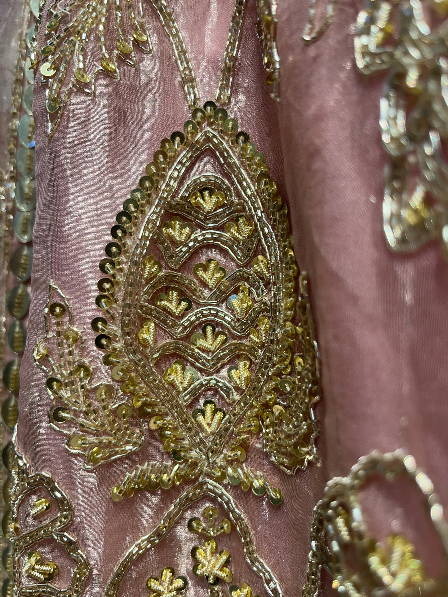 Blush Gold Heritage Bridal Lehenga
