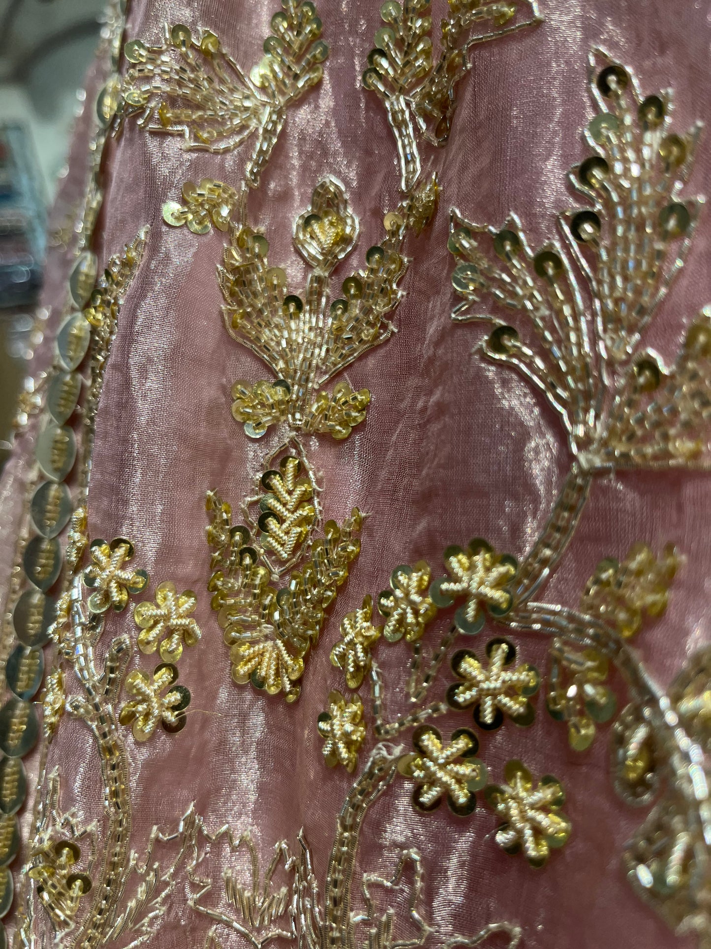 Blush Gold Heritage Bridal Lehenga