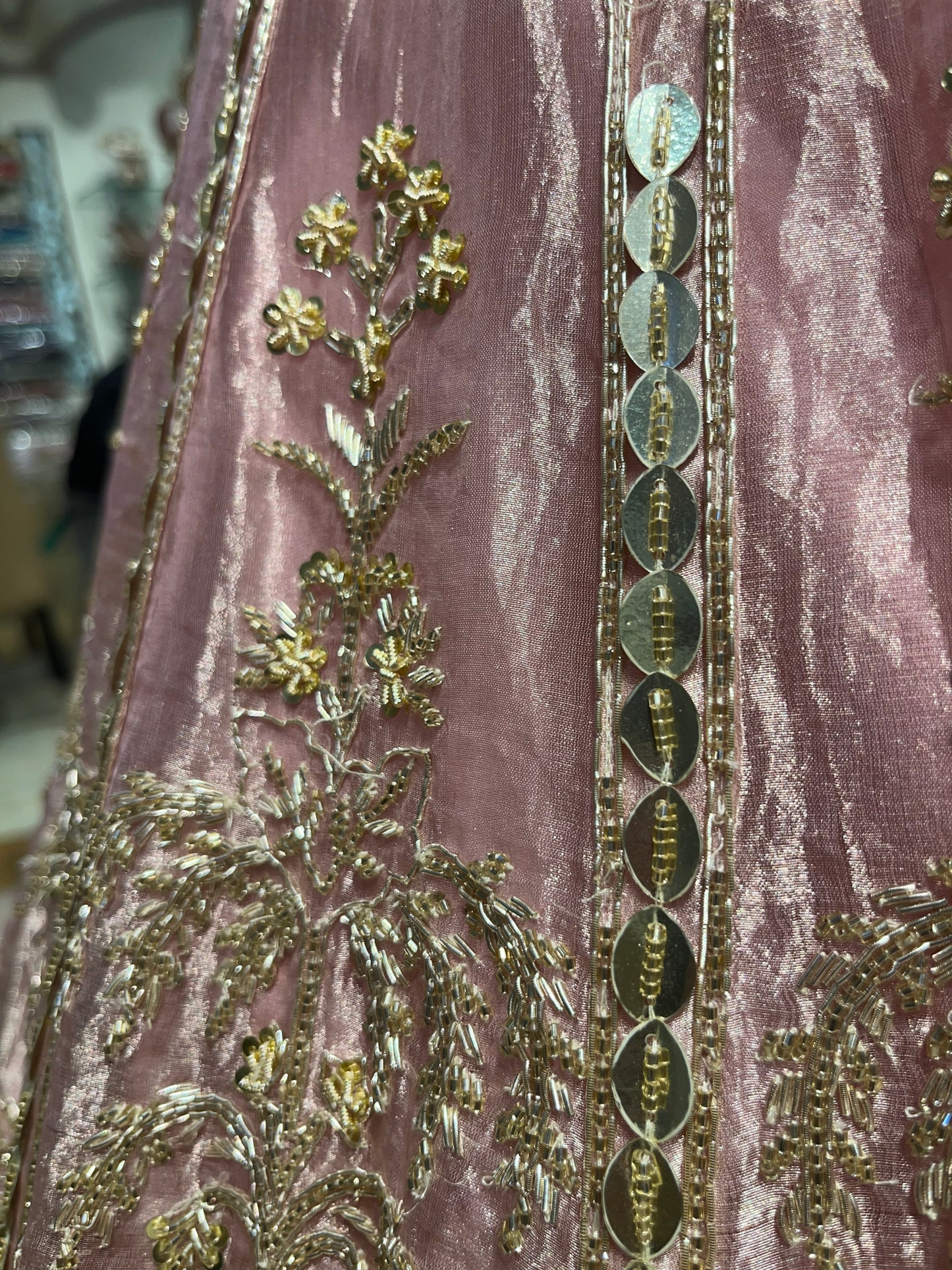 Blush Gold Heritage Bridal Lehenga