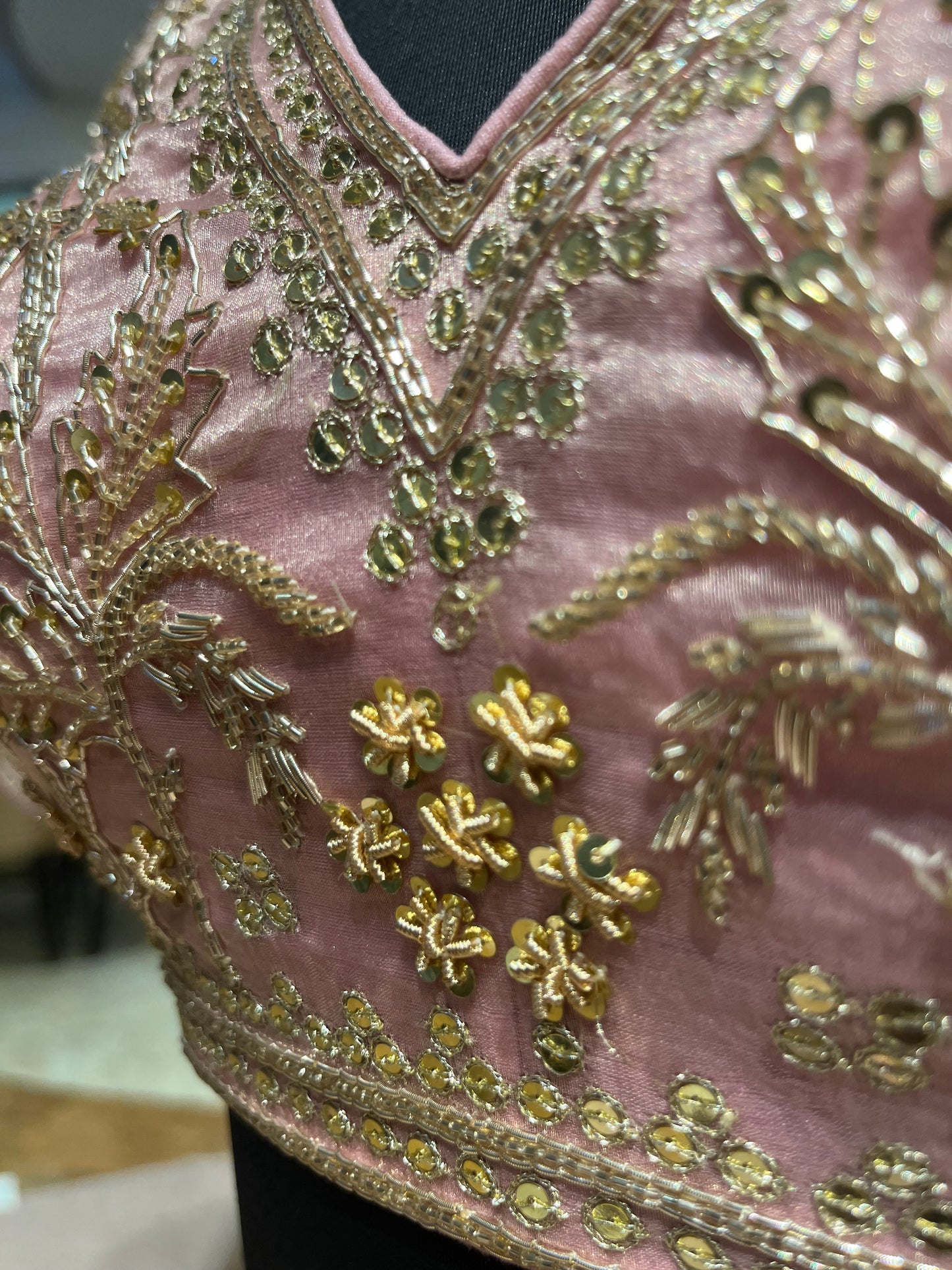 Blush Gold Heritage Bridal Lehenga