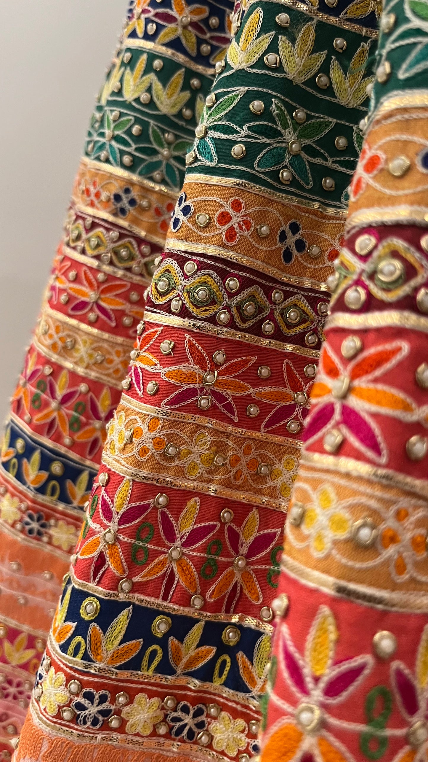 Rang Mahal Mirror Embroidered Lehenga